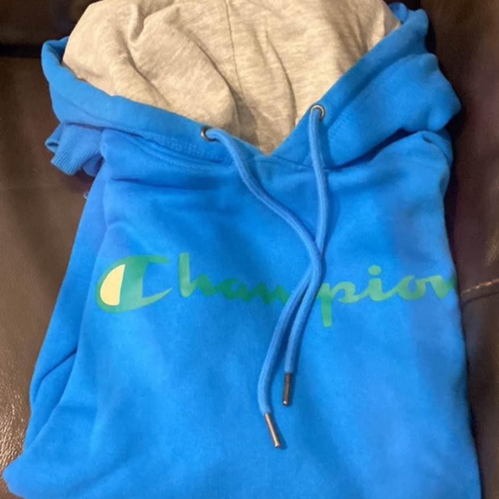 Champion Blue Hoodie